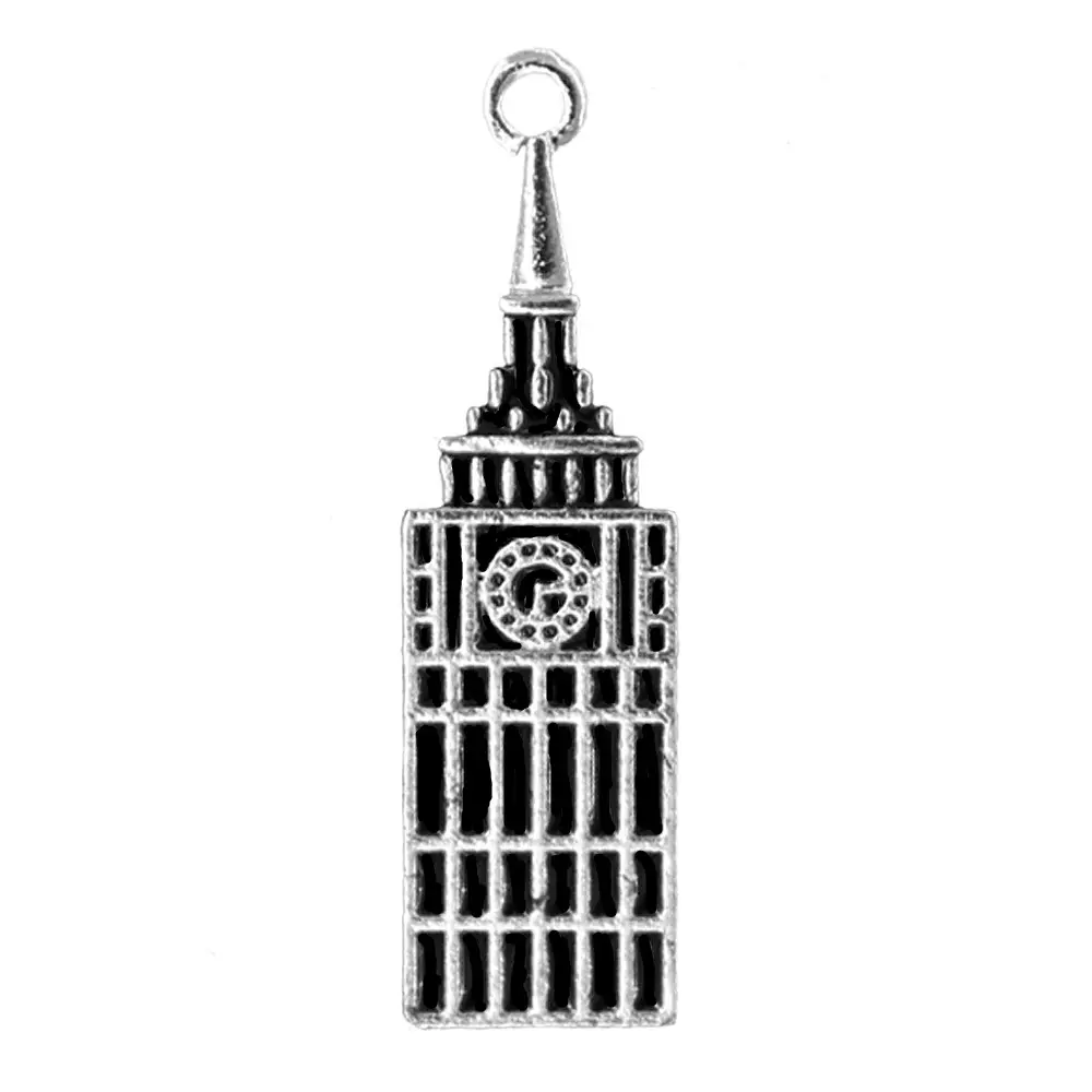 Creazione di gioielli personalizzati edificio fai da te gran bretagna UK Big Ben Clock Tower London Bridge Charm Pendant