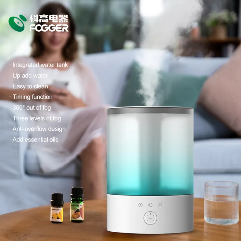 Humidificateur de remplissage facile, diffuseur d'huile essentielle, aromathérapie C, 2022, brumisateur en gros, 2,5 l