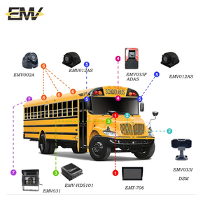 Vigilancia de vehículos Control remoto BUS Camión CCTV DVR 9CH 8CH AHD + 1CH IPC 4G GPS MDVR Cámara de visión nocturna Sistema DVR móvil - Product Image 3