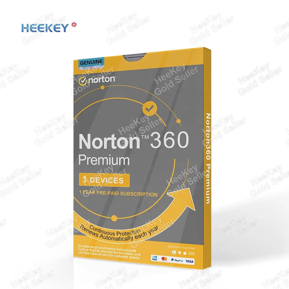 Norton 360 Premium 2023 1 dispositivo 1 año clave licencia global universal antivirus software de seguridad no 10 dispositivos