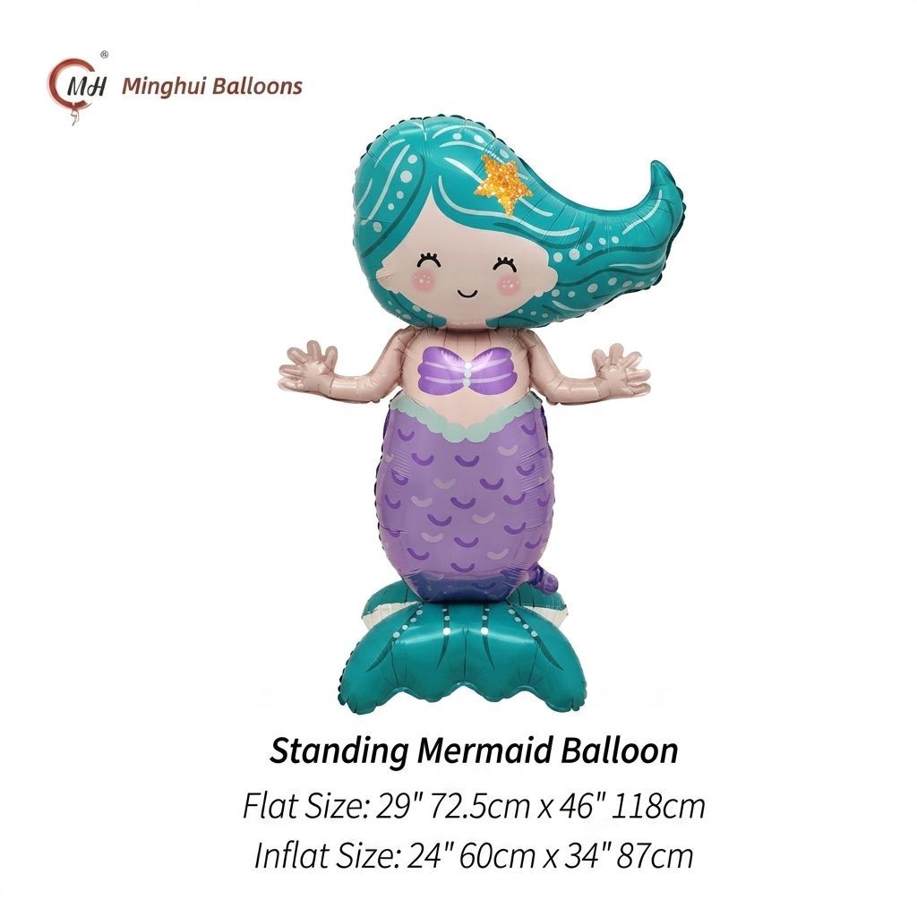 Palloncino Sirena in Piedi
