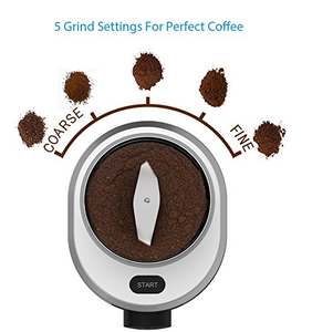 KWG-100E Direct Sales LCD Touch Screen Coarse and Fine <strong>Level</strong> Selector Mini Portable Coffee Grinder Household Kitchen <strong>Use</strong> - Product Image 4