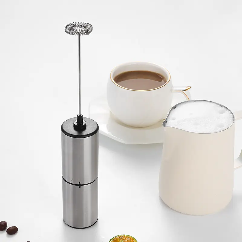 ポータブル自動電池式卵ビーター強力な泡立て器ハンドヘルドフォームメーカーブレンダーミニ電気ミルク泡立て器コーヒー用