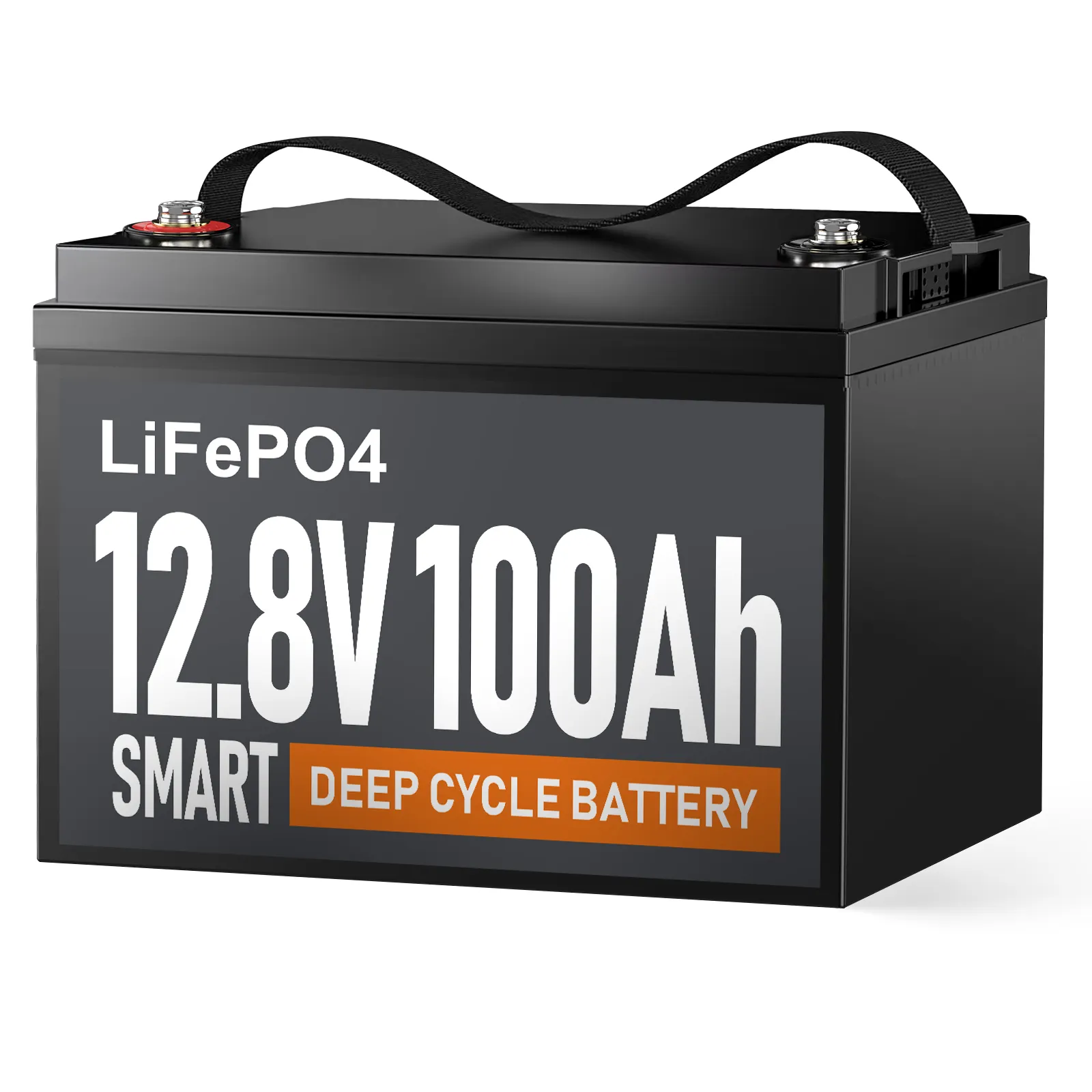 Smart 100Ah Trolling Moteur Batterie 12V Lifepo4 Batterie 12V 200Ah Lifepo4 Batteries Lithium Pack Pour Bateau Marine Stockage Solaire