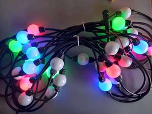 Artnet Dmx Controller Waterproof New Digital Full Color Smart Dc5V/12Vpixel Rgb <strong>Led</strong> Ball String <strong>Sm16703</strong> - Product Image 6