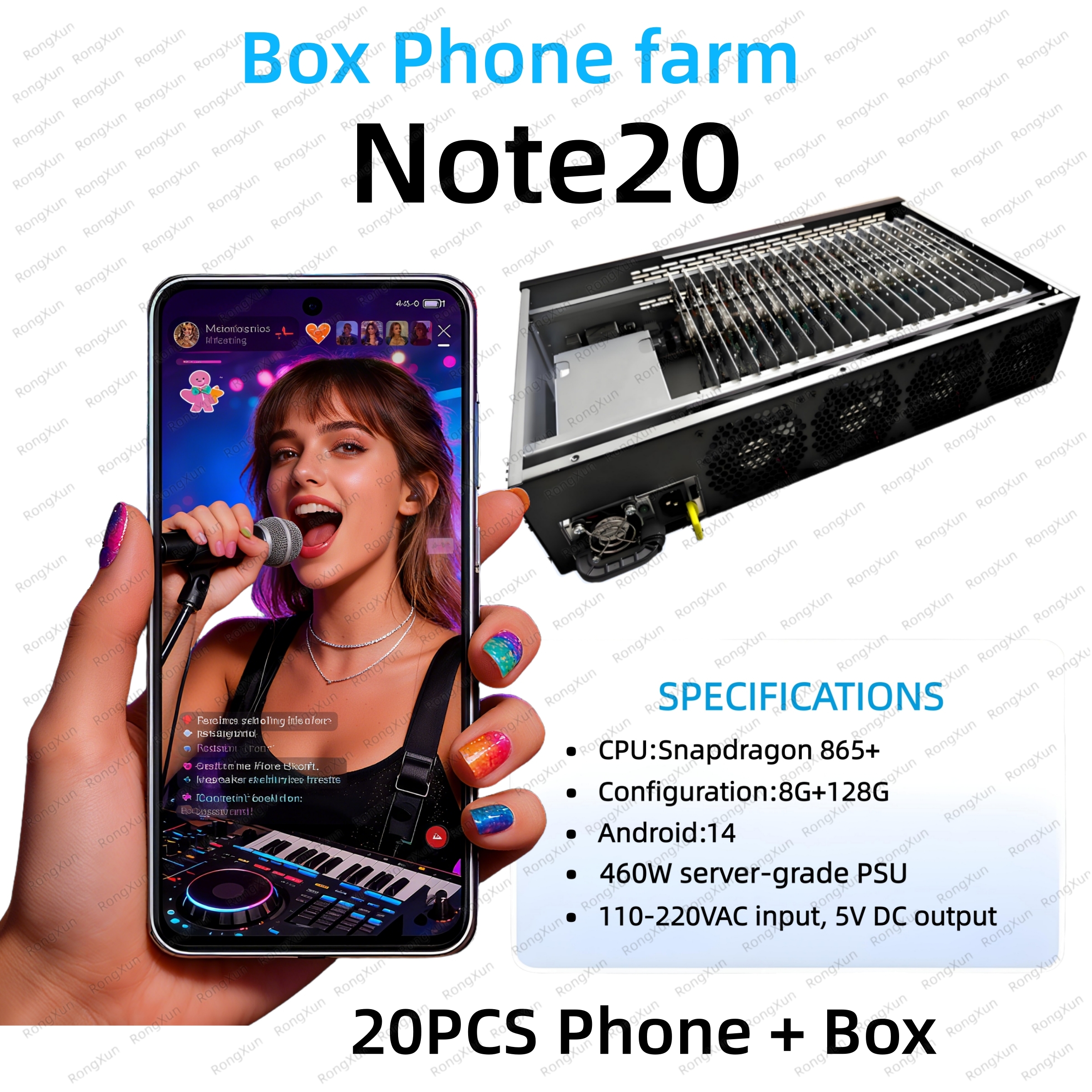 Para Samsung Note20 20PCS Teléfono + Caja