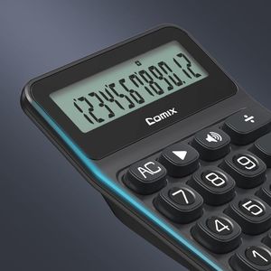 COMIX Hochwertiger Schul- und Büro-Taschenrechner Finanz- und Buchhaltungs-Taschenrechner für Schüler Einfach und Fortschrittlich - Product Image 3