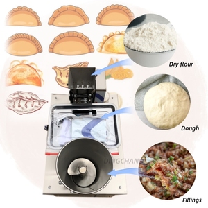 最高のフィードバック充填および成形機サモサラウンド餃子製造機Maquina Para Hacer Empanadas En China - Product Image 3