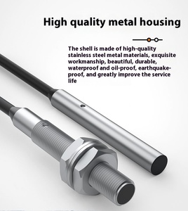 Serie FHc M4 con tipo roscado 1,0mm Forma cilíndrica de metal en miniatura IP66 Sensor de proximidad inductivo sin contacto - Product Image 5