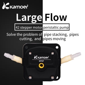 Kamoer EPST büyük akış 42 step Motor 24V 1.5A peristaltik pompa