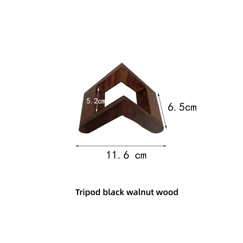 Wood Color Tripod black walnut wood