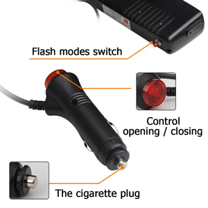 ไฟบีคอน2สีสีแดงน้ำเงินที่ปรึกษาจราจร16 LED ที่แจ้งเตือนไฟกะพริบสัญญาณเตือนอันตรายฉุกเฉินติดกระจกหน้ารถ - Product Image 5
