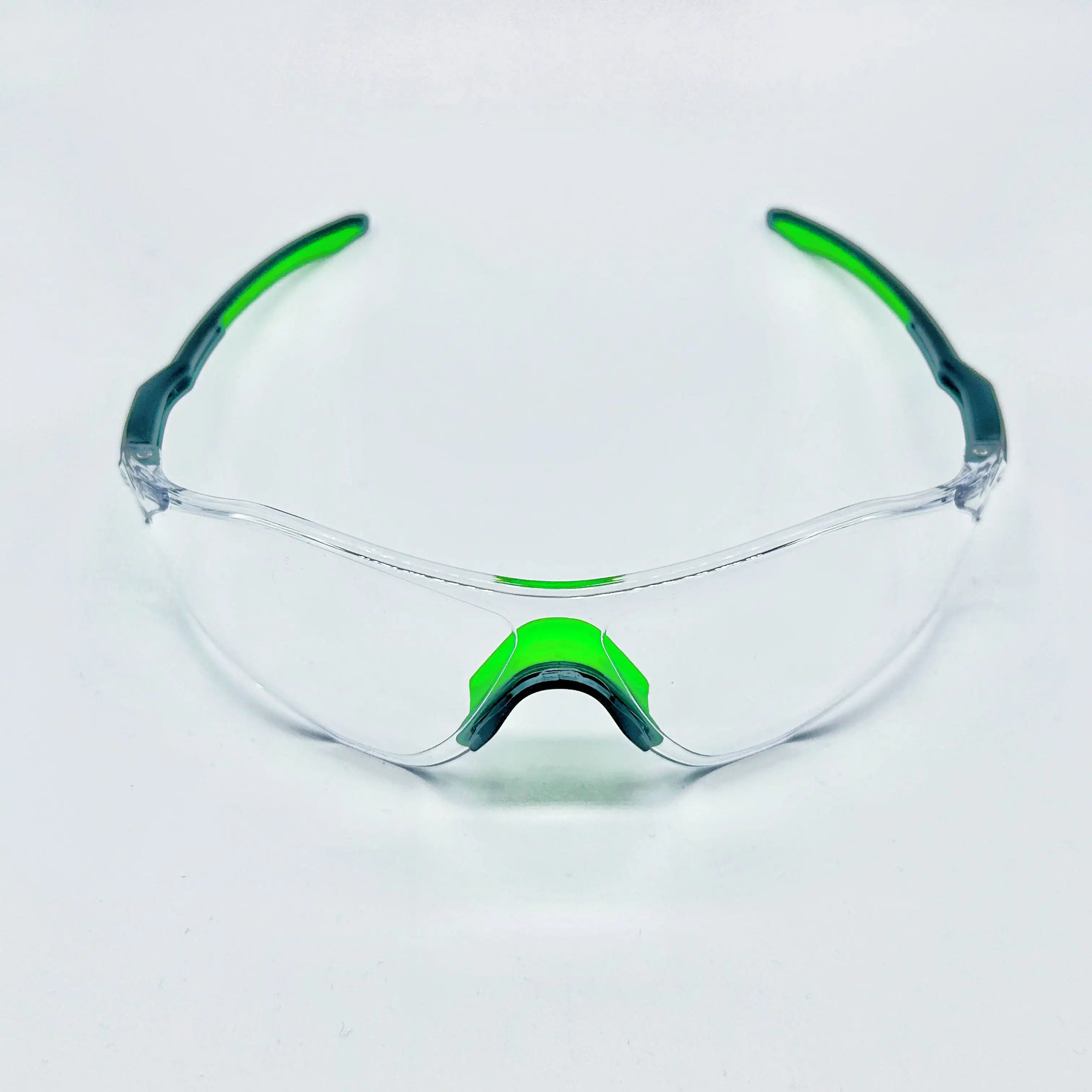 2023 produk laris kacamata keamanan lensa bungkus polikarbonat EN166 Perlindungan Mata Logo kustom kacamata pelindung antikabut