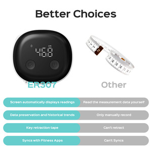 Thông minh Bluetooth cơ thể đo băng ~ có thể sạc lại Băng kỹ thuật số với kết nối ứng dụng & LED hiển thị - Product Image 4