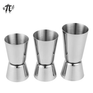 Nhật Bản Phong Cách Thép Không Gỉ Đôi Bên Tái Sử Dụng Cocktail <span class=keywords><strong>Jigger</strong></span> Mỏng Thanh Công Cụ Với Ml/Oz Quy Mô Cho Whiskey Đồ Uống Khác - Product Image 6