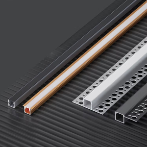 LEDアルミニウムプロファイルバーU字型ディフューザー高品質LEDストリップライトプロファイルフラットLEDアルミニウムプロファイルLEDストリップチャンネル - Product Image 3