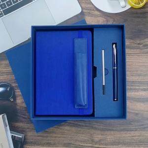 Taccuino aziendale A5 personalizzato all'ingrosso con cinturino elastico taccuino da ufficio in pelle Pu stampato Logo diario Planner Journal Notepad - Product Image 4