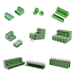 2/3/4/5/6/7/8/9/11/12Pinストレートニードル端子プラグタイプ300V15A 5.0mm5.08mmピッチコネクタPCBネジ端子台 - Product Image 4
