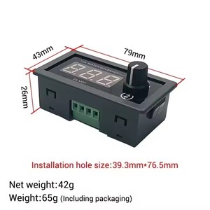 ZK-MGP регулятор скорости двигателя постоянного тока PWM 1 кГц-99 кГц Регулируемый регулятор частоты двигателя светодиодный регулятор затемнения DC 5-30 В 12 А двойной привод MOS - Product Image 3