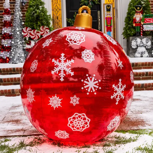 Decoração inflável de Natal para férias em PVC Decoração de Natal para o ar livre
