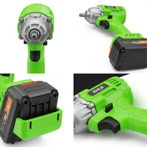 Verschleiß fester 21-V-Schraubenschlüssel mit einstellbarem Drehmoment Batterie betriebener Schlags ch rauber 5 Batteries chl üssel - Product Image 3