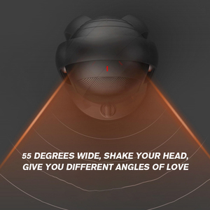 Lò Sưởi Quạt Thông Minh Chân Gốm Bãi Đậu Xe Ngoài Trời Cửa Ra Vào CYNRIN Cho Phòng Gà Điện Phòng Tắm Gắn Tường Sân Vườn Ngoài Trời - Product Image 5