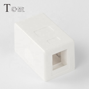 TOM-SB-06-1P 1 port UTP telekomünikasyon ağ için yüzey kutusu keystone jack, keystone jack yüzey kutusu - Product Image 6