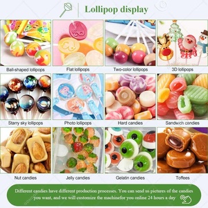 Máy Tính Bảng Cầu Vồng Swirl Kit Kẹo Nhà Máy Đầy Đủ Tự Động Làm <span class=keywords><strong>Lollipop</strong></span> Máy Complet Một Bonbon Dur của Ở Nhà - Product Image 4