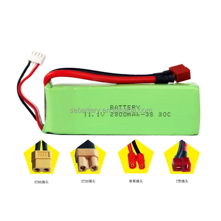 Sol facilidad sebattery OEM de Li Ion Baterías de polímero 3S 4S 2S 10C 20C 25C RC Lipo akku batería de 7,4 V 11,1 v 14,8 V 22,2 V 11,1 v batería