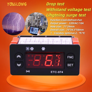 Controlador de temperatura electrónico ETC-974, microordenador Digital con función de advertencia - Product Image 2