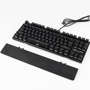 Máquina de escribir con cable RGB para gamers, 87 teclas, Teclado mecánico