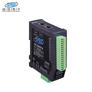 Salida analógica de 8 canales y salida digital de 12 bits PLC Modbus TCP Data Industrial Ethernet Remote IO Module