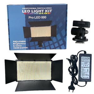LED-800LEDビデオライトプロフェッショナル写真ライト調光可能3200-5600Kfor StudioライブストリームメイクアップLEDランプビデオ照明