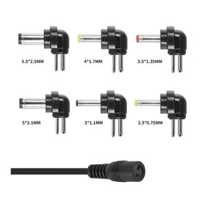 Fuente de alimentación de salida de CC de 3-12V y 12V de voltaje múltiple ajustable de 30W, entrada de CA de 100-240V con 6 adaptadores de enchufe opcionales, adaptador de cargador LED - Product Image 5