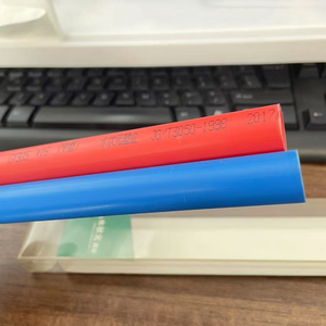 Fabrika kırmızı turuncu PVC elektrik isale borusu UPVC rijit boru mavi - Product Image 1