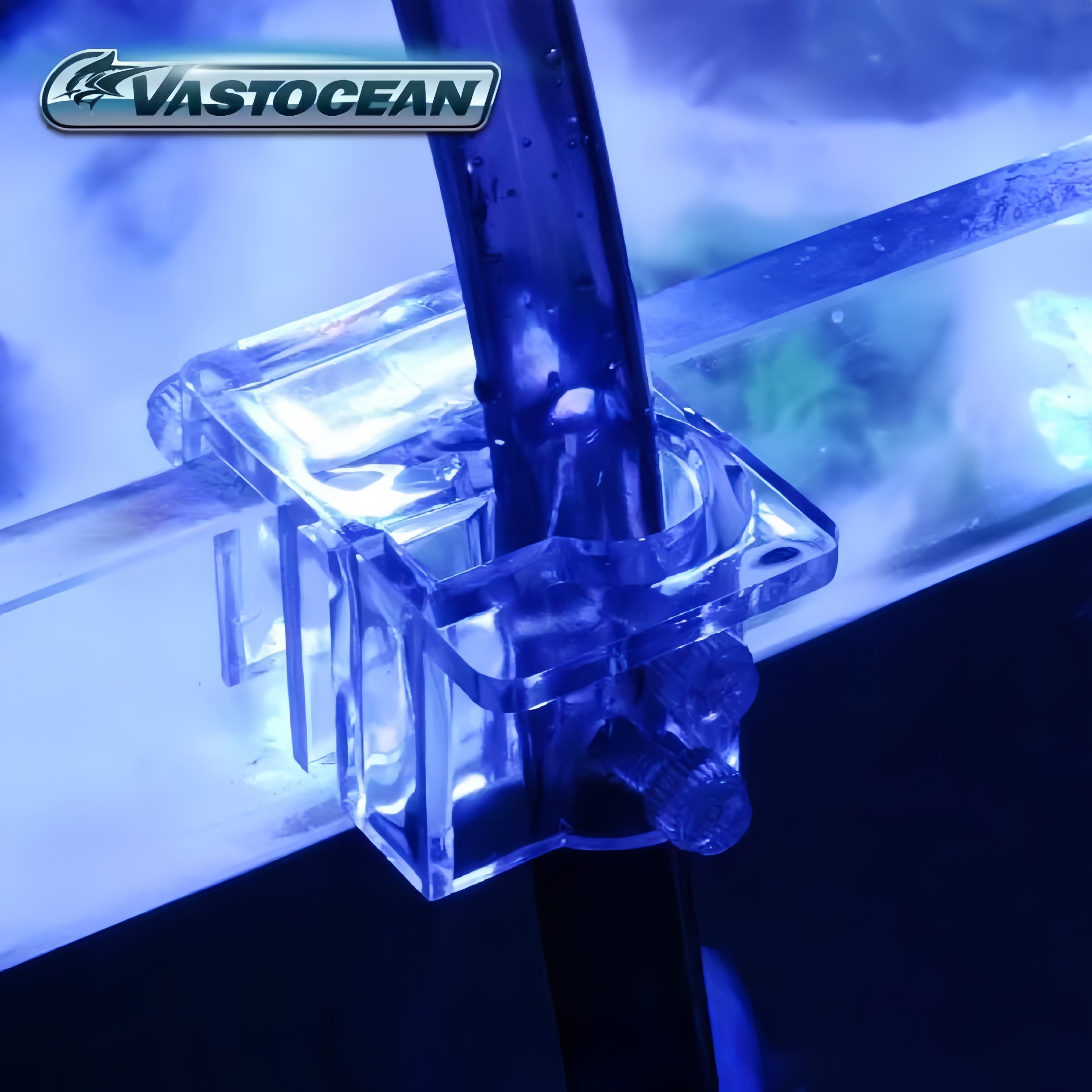 Abrazadera de fijación para manguera de acrílico para pecera, estante para tubería de agua