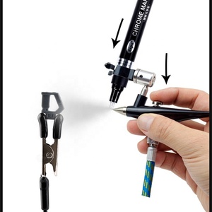 SP501 Fine <strong>Tip</strong> Metallic Silver Paint <strong>Marker</strong> Pens 0.7/1/3mm <strong>Nib</strong> Chrome 12 Bullet Permanent <strong>Markers</strong> High Visibility Paint for Art
