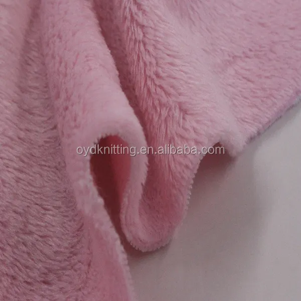 Warp Knitted 100% Polyester Velboa Super Soft Short Pile Minky Plush Fabric for Stuffed Animal/Dolls/Toy