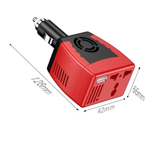 通用便携式迷你汽车电源转换器，带USB 5V2.1A汽车适配器150瓦逆变器和转换器 - Product Image 2