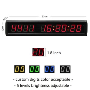 1.8 portatile "LED data Timer ora minuto secondo Display 9999 giorni conto alla rovescia cronometro per i giorni di anniversario di ritorno a scuola - Product Image 3