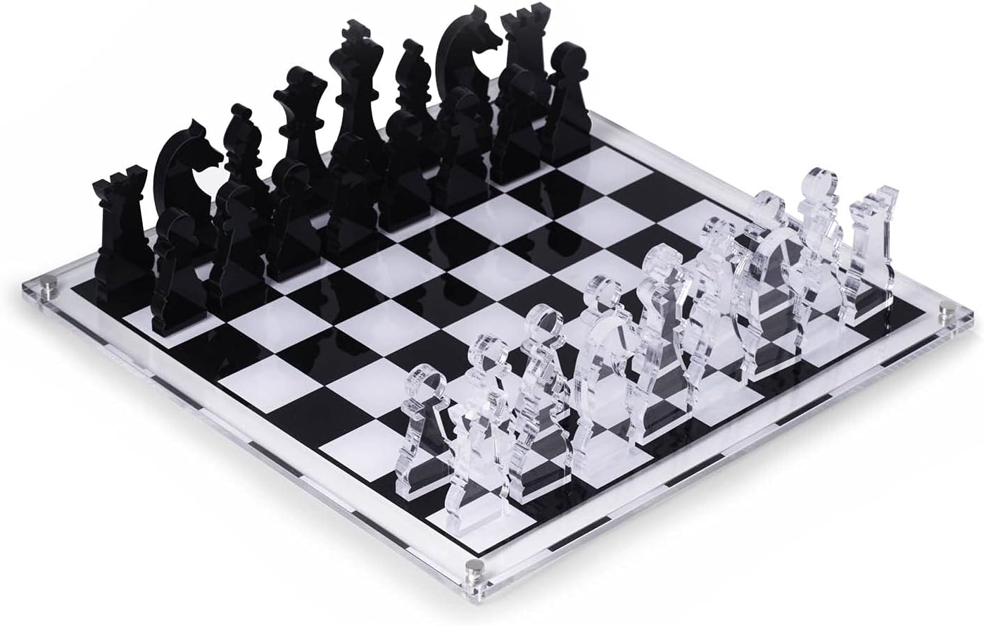 Jeu d'échecs en acrylique de classe