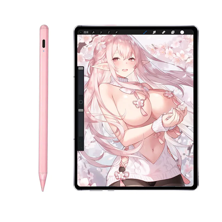 Fábrica Logotipo Personalizado Magnetic Touch Screen Tablet Soft Telas de Toque Lápis Caneta Stylus Para Apple Lápis