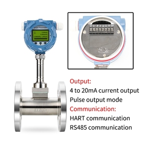 Smart LUGB DN50/80/150 Vortex <strong>Flowmeter</strong> Stainless Steel Gas Compressed Air Meter for Steam Pipeline <strong>Sensor</strong> Water Oil Fluids OEM - Product Image 5