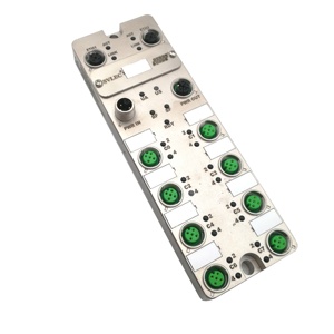 Industrial Metal EMC Remote IO <strong>Module</strong> 8 Ports M12 16DI 16DO Configurable for Intelligent Control - Product Image 2