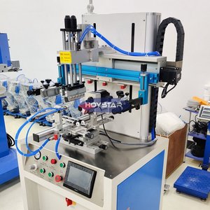 מדפסת מסך גלילית cnc עם רישום אוטומטי לבקבוק/כוסות/צנצנת רכה