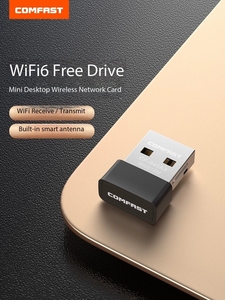 COMFAST Drive-free WiFi6 <strong>Wireless</strong> USB <strong>Computer</strong> Wifi Transmitting and Receiving Enhanced 300M Mini External <strong>Network</strong> signal - Product Image 4