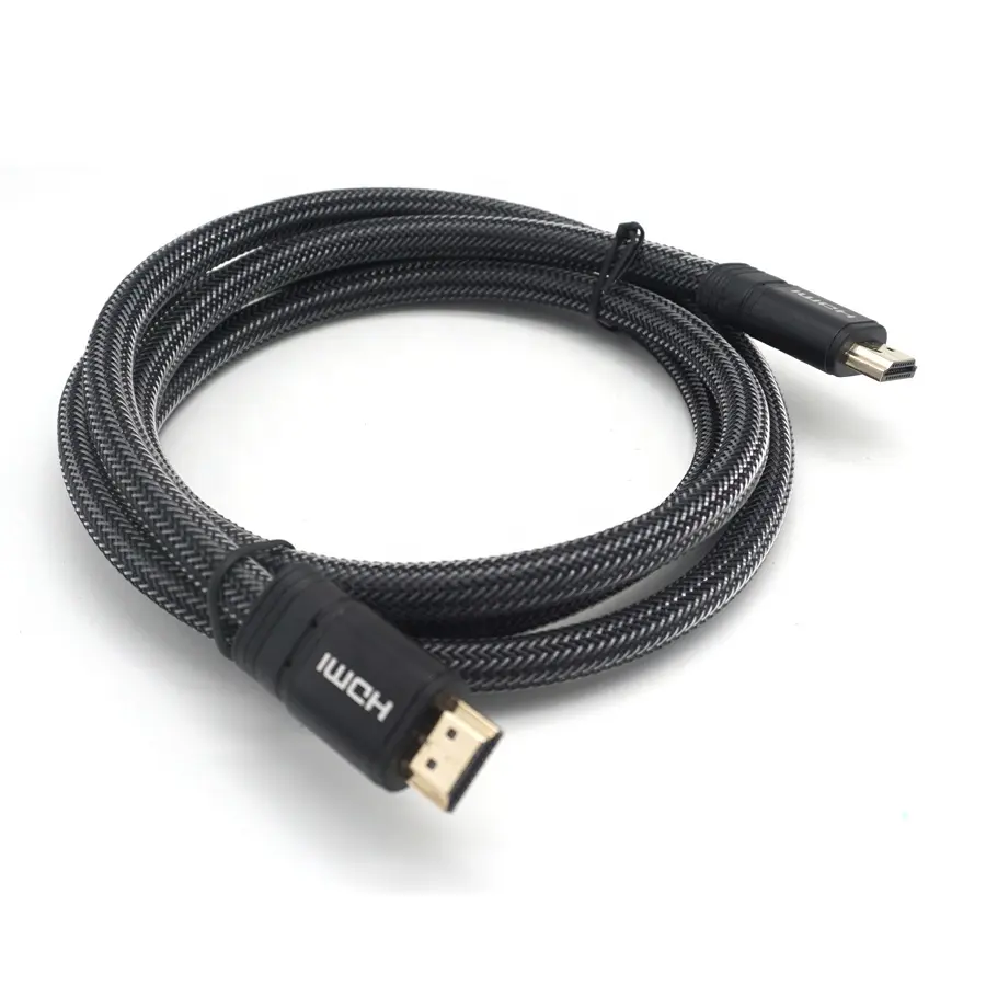 Conectores chapados en oro de 18Gbps de alta velocidad, Cable trenzado 4K 2160p, Cable HDMI de 10 pies