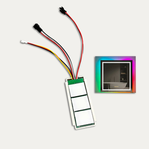 DC 12V 5A 60W RGB Led strip controller per sensore Touch a specchio interruttore di controllo a tre pulsanti - Product Image 1