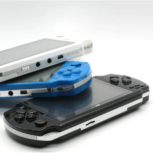 4.3 인치 화면 8Gb 메모리 공장 가격 X6 휴대용 게임 콘솔 비디오 게임 콘솔 플레이어 내장 10000 게임