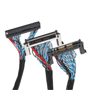 Custom RoHS Compliant Factory Universal LVDS Cable 20pin-<strong>40pin</strong> for 14''-55'' <strong>LED</strong> LCD Display Panel - Product Image 1